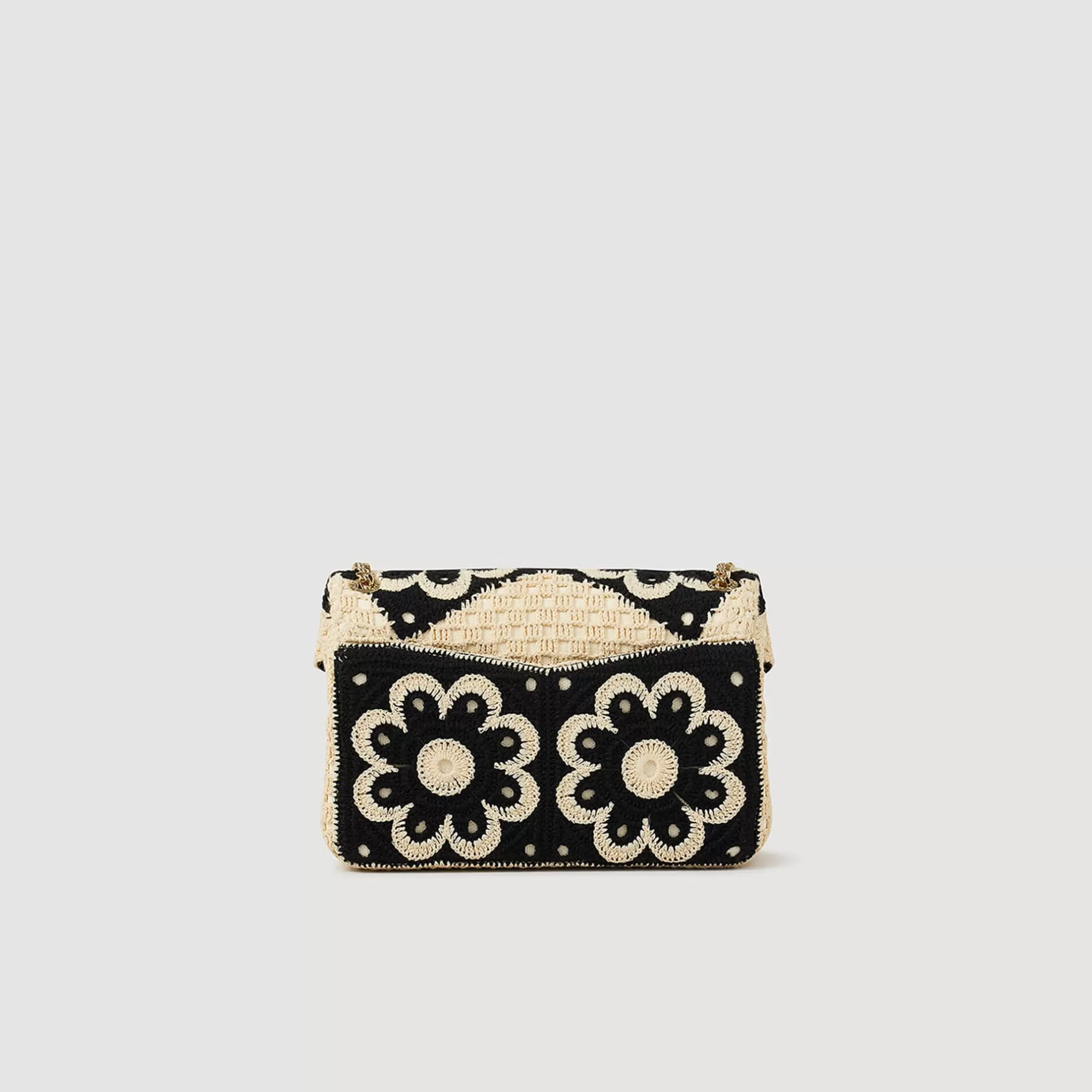 Sandro Borsa Yza In Crochet Bicolor<Donna Borse A Spalla | Borse A Tracolla