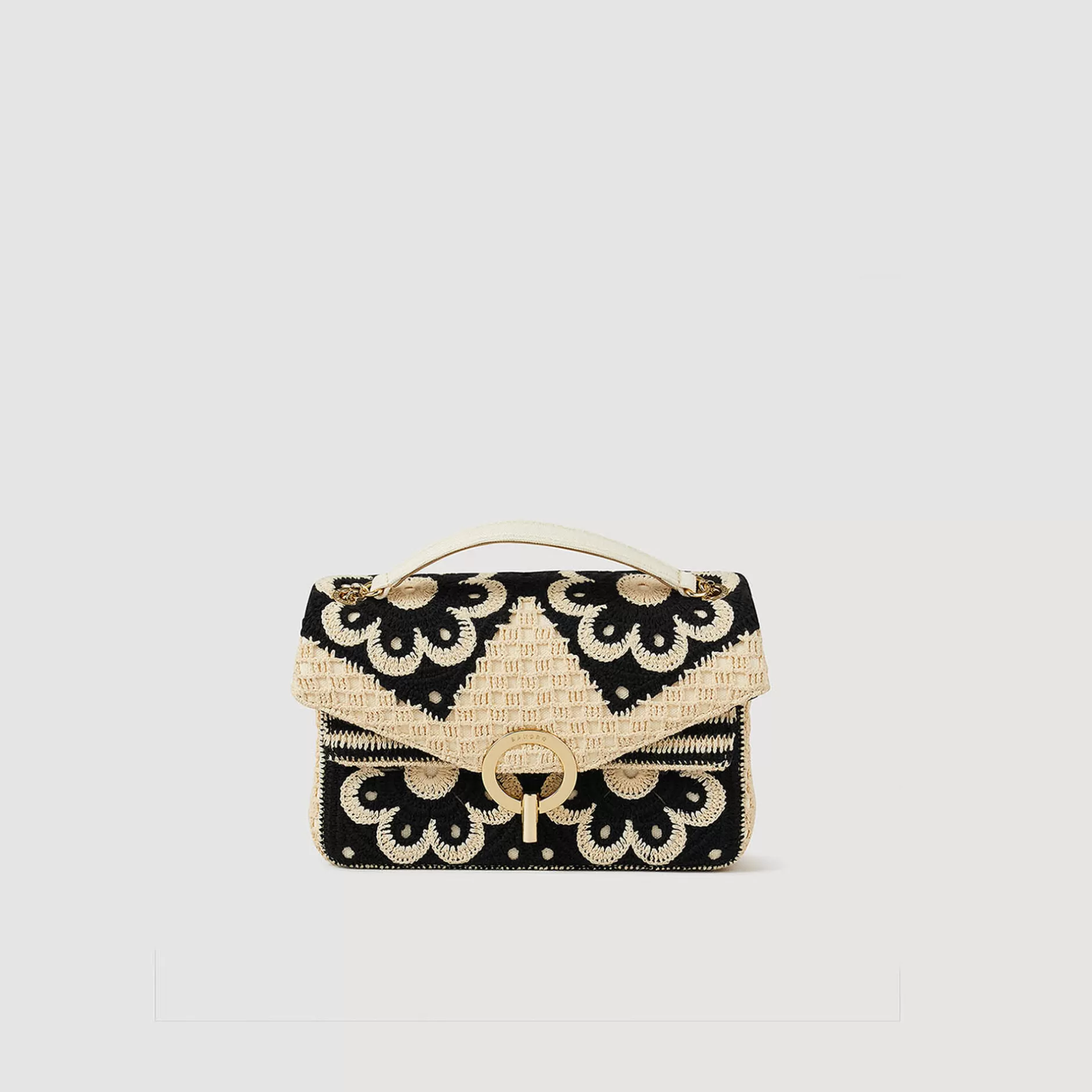 Sandro Borsa Yza In Crochet Bicolor<Donna Borse A Spalla | Borse A Tracolla