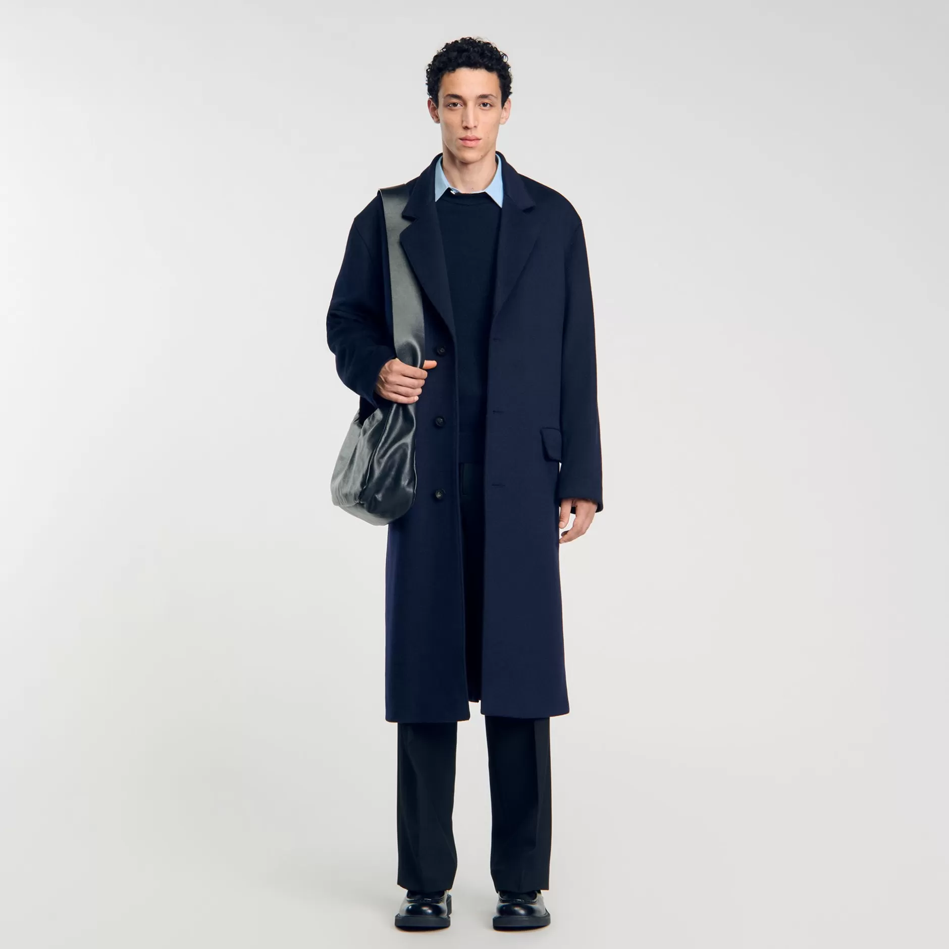 Sandro Cappotto Oversize<Uomo Cappotti & Giubbotti