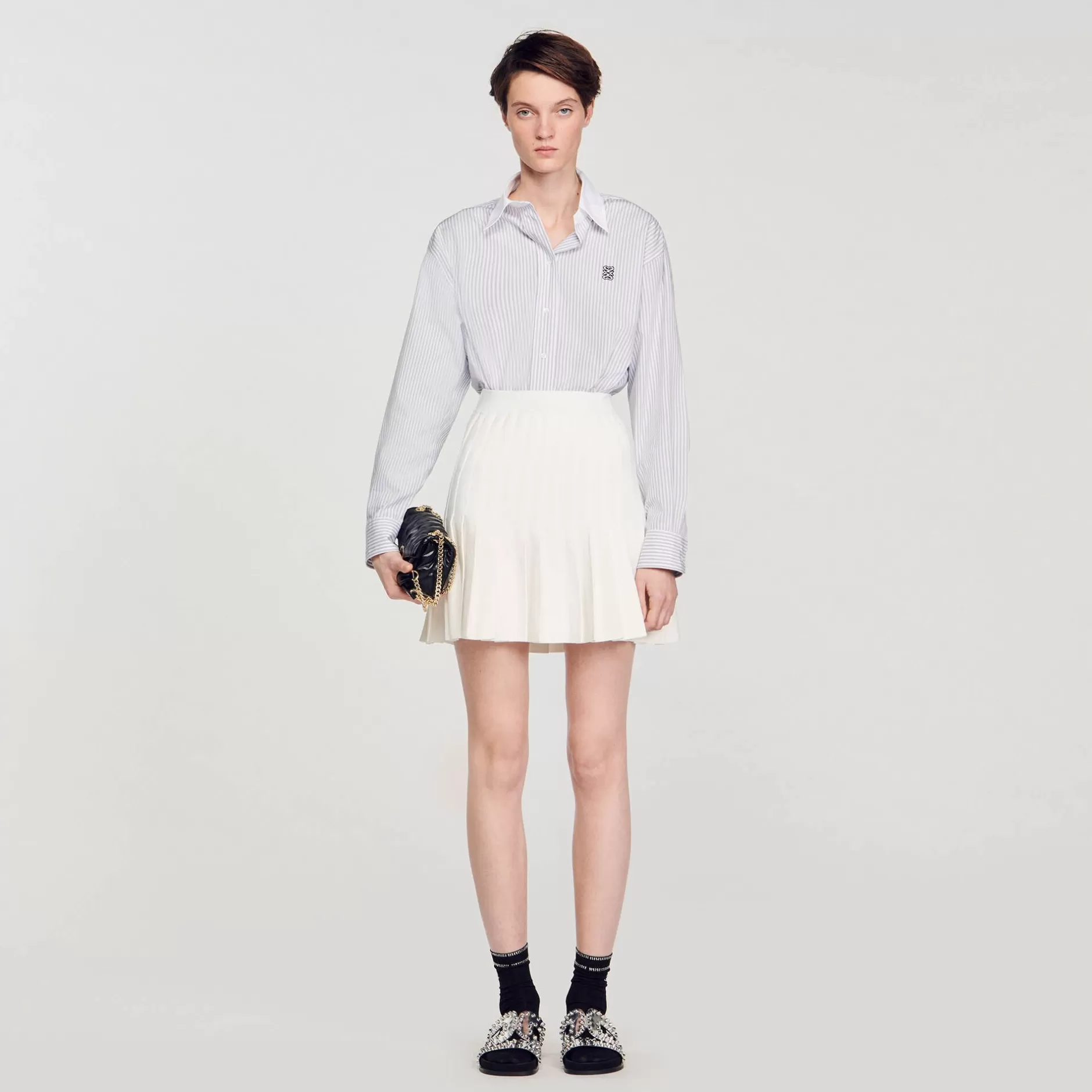 Sandro Gonna Plissettata<Donna Gonne & Short