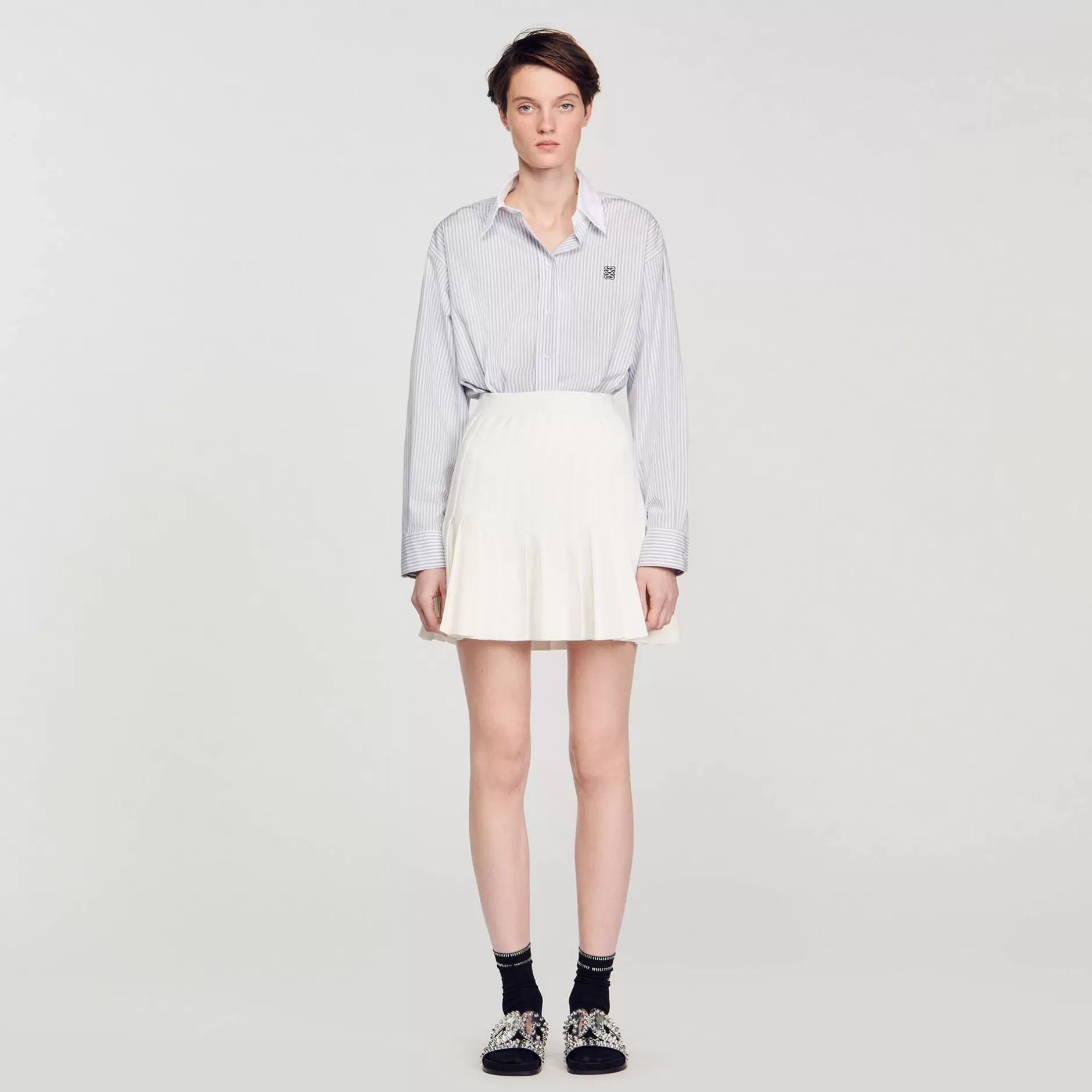 Sandro Gonna Plissettata<Donna Gonne & Short