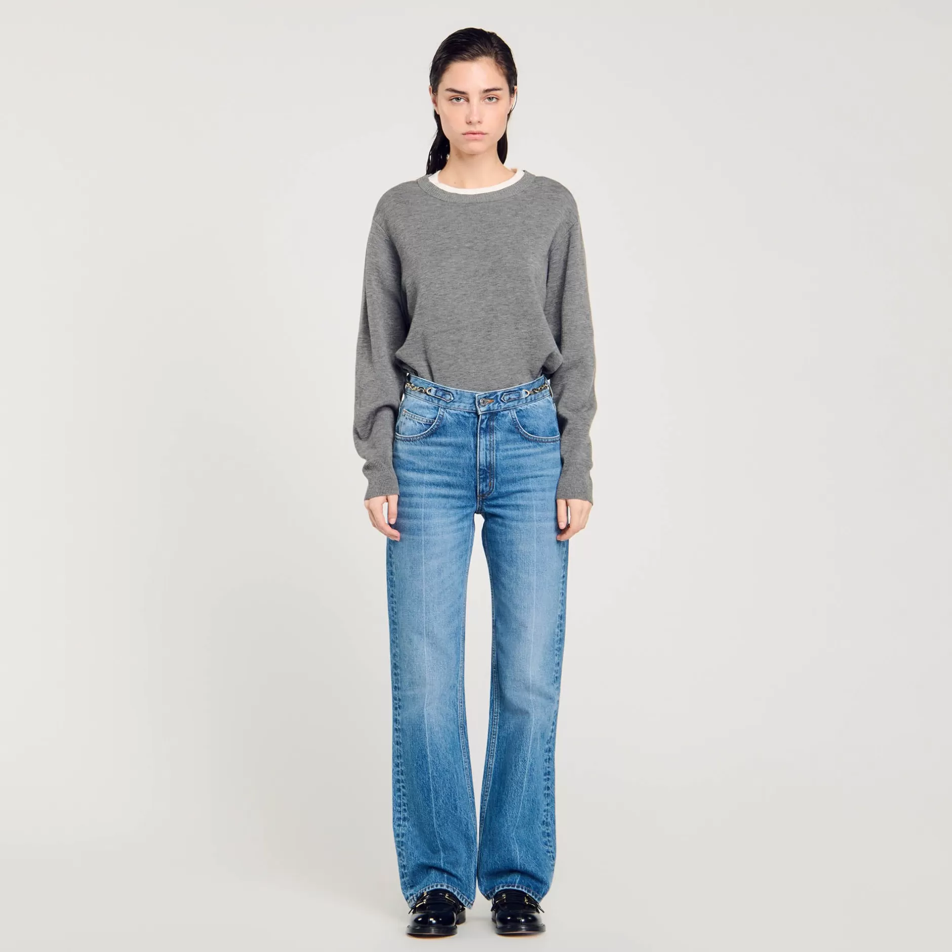Sandro Jeans Con Dettaglio Cordoncino<Donna Pantaloni & Jeans