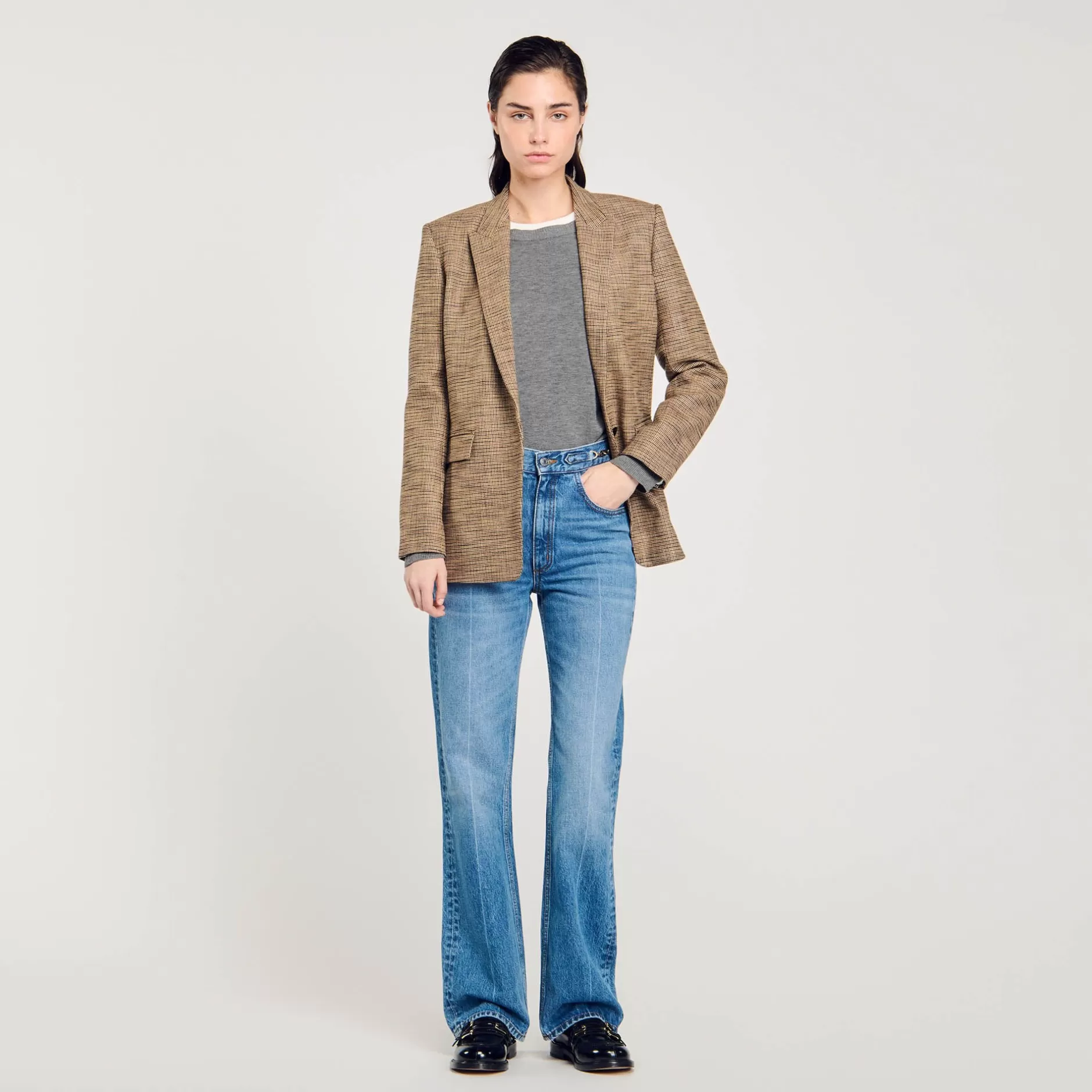 Sandro Jeans Con Dettaglio Cordoncino<Donna Pantaloni & Jeans