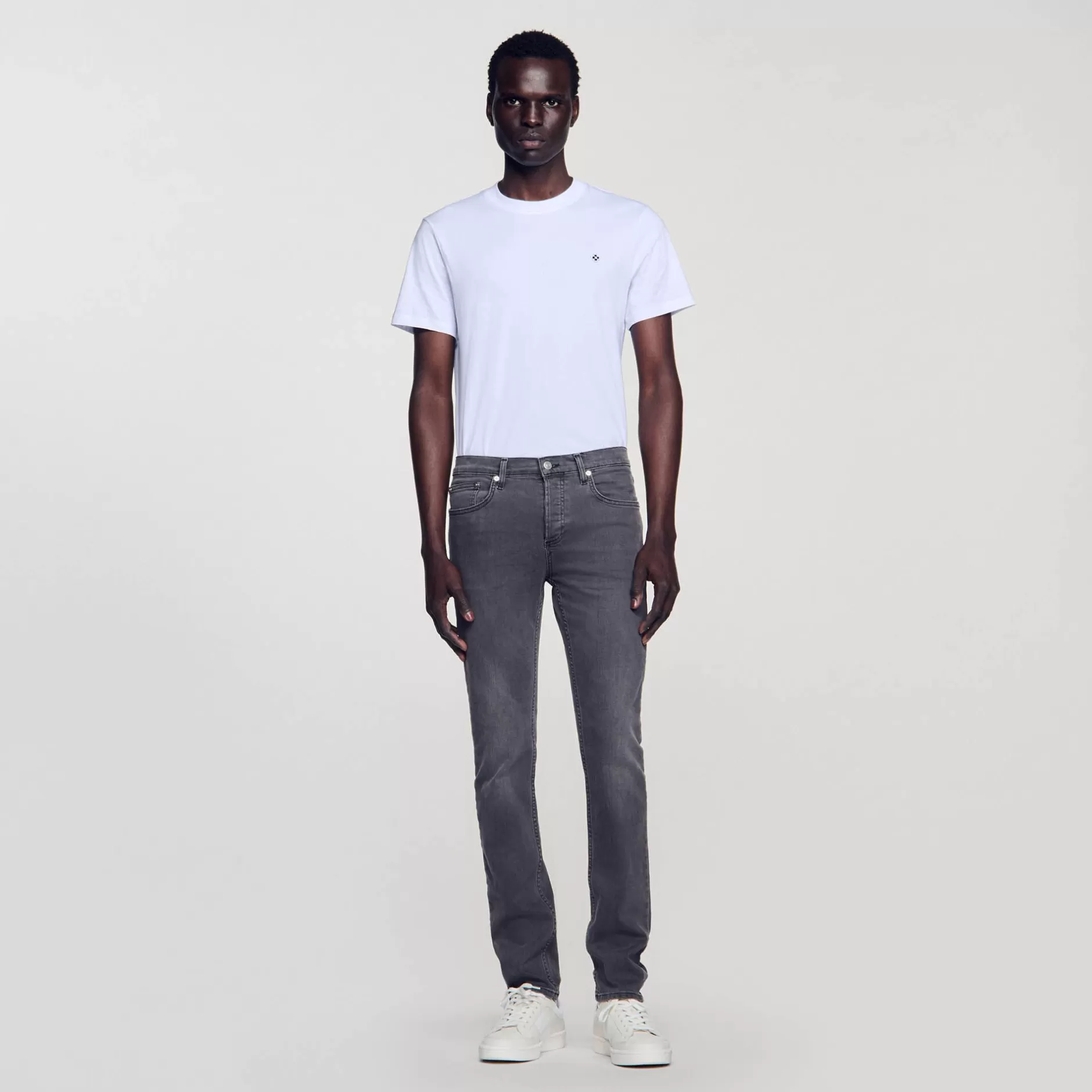 Sandro Jeans Grey Délavé<Uomo Jeans