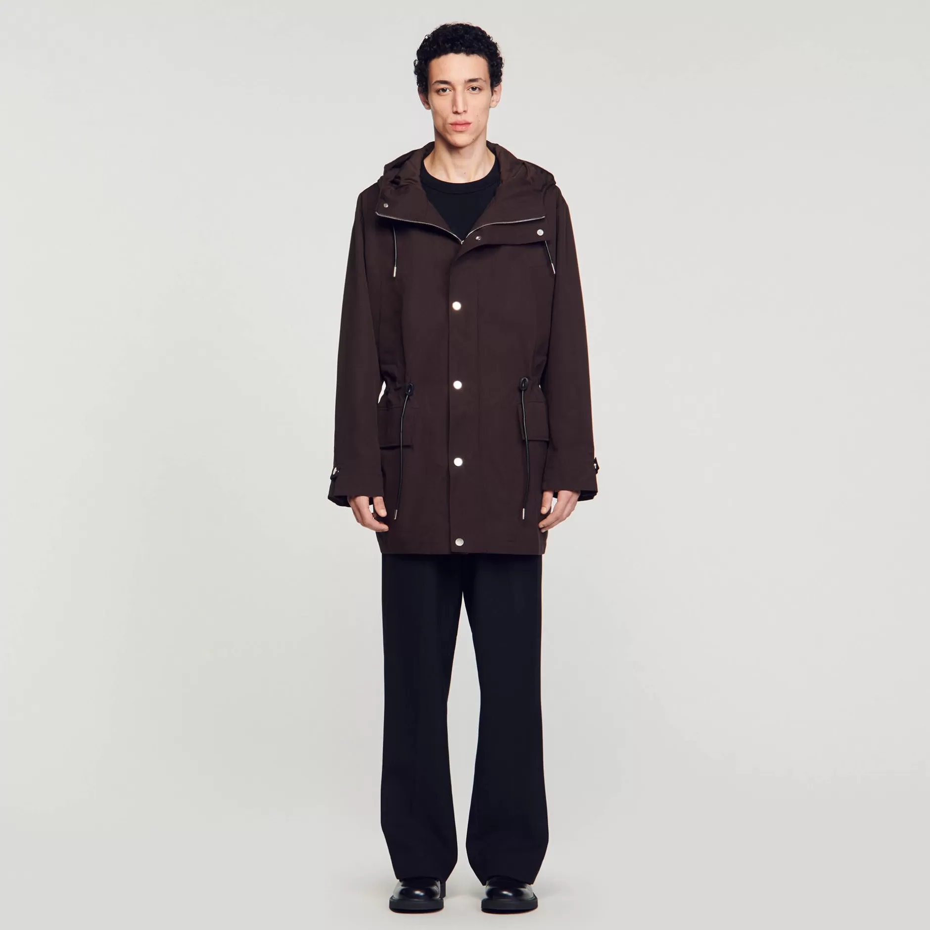 Sandro Parka In Cotone<Uomo Cappotti & Giubbotti