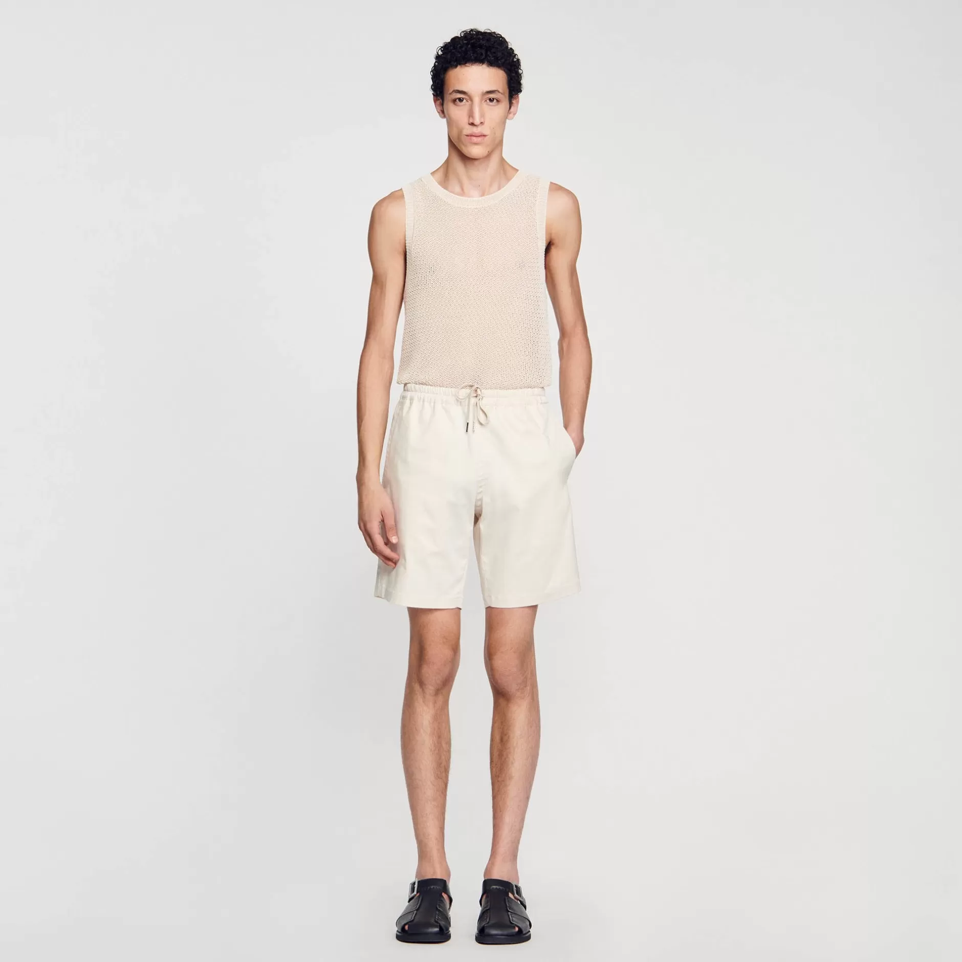 Sandro Short In Cotone<Uomo Pantaloni & Short