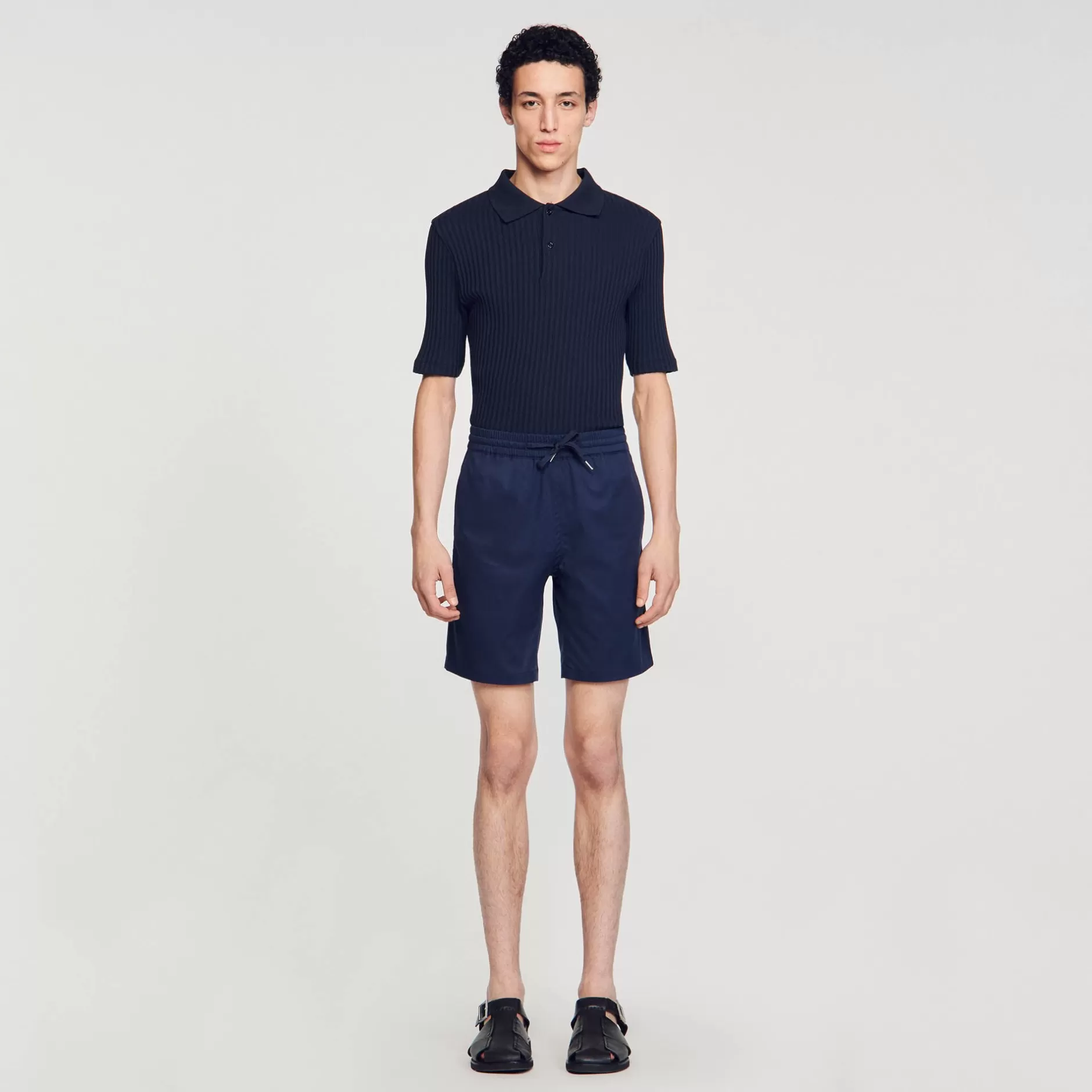 Sandro Short In Cotone<Uomo Pantaloni & Short