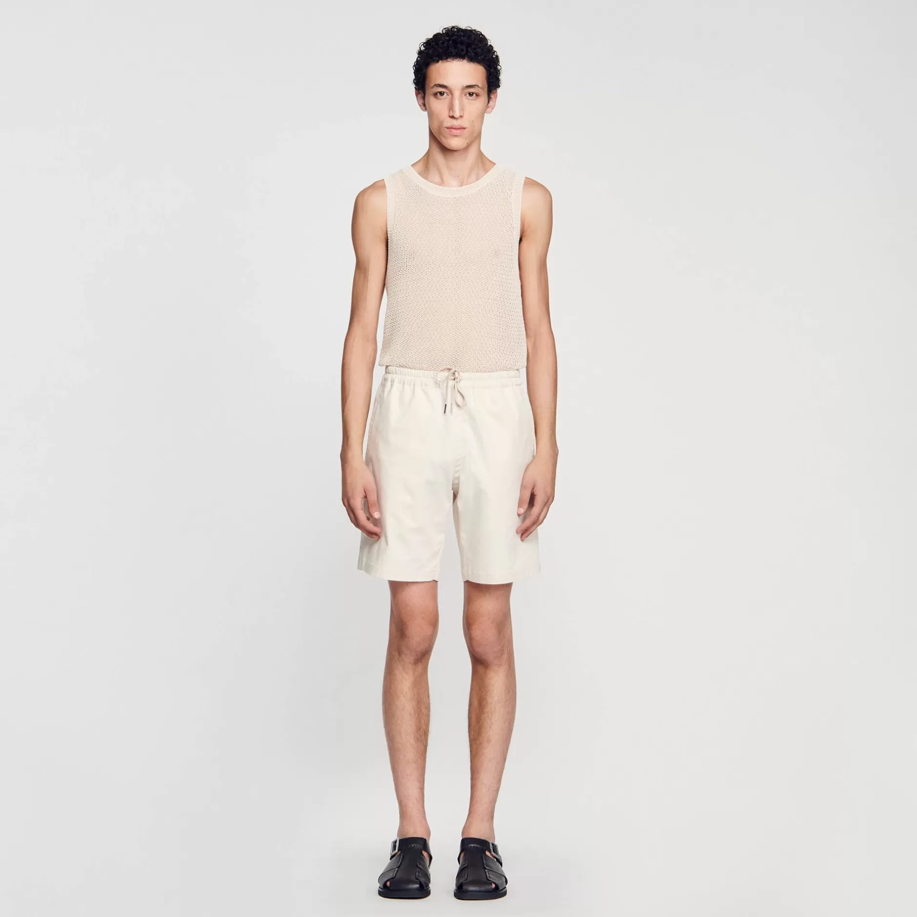 Sandro Short In Cotone<Uomo Pantaloni & Short