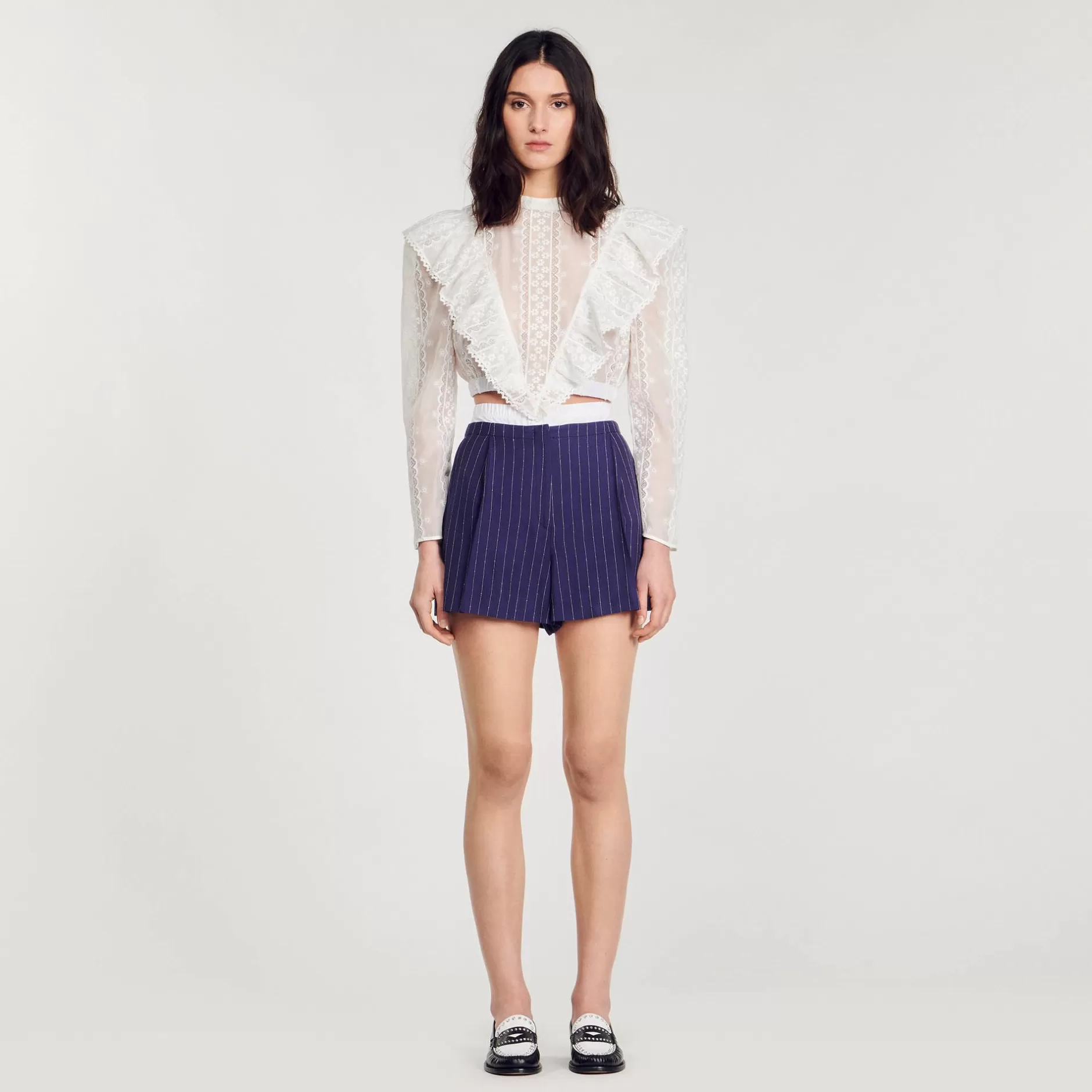 Sandro Shorts A Righe<Donna Sets | Gonne & Short