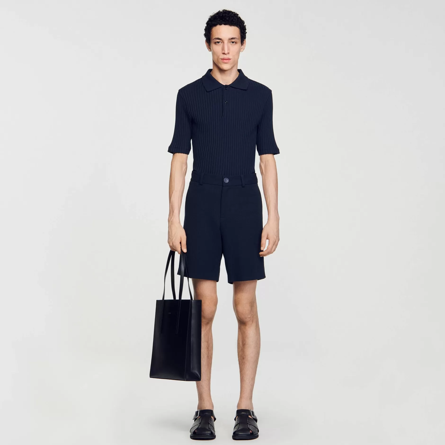 Sandro Shorts In Cotone<Uomo Pantaloni & Short