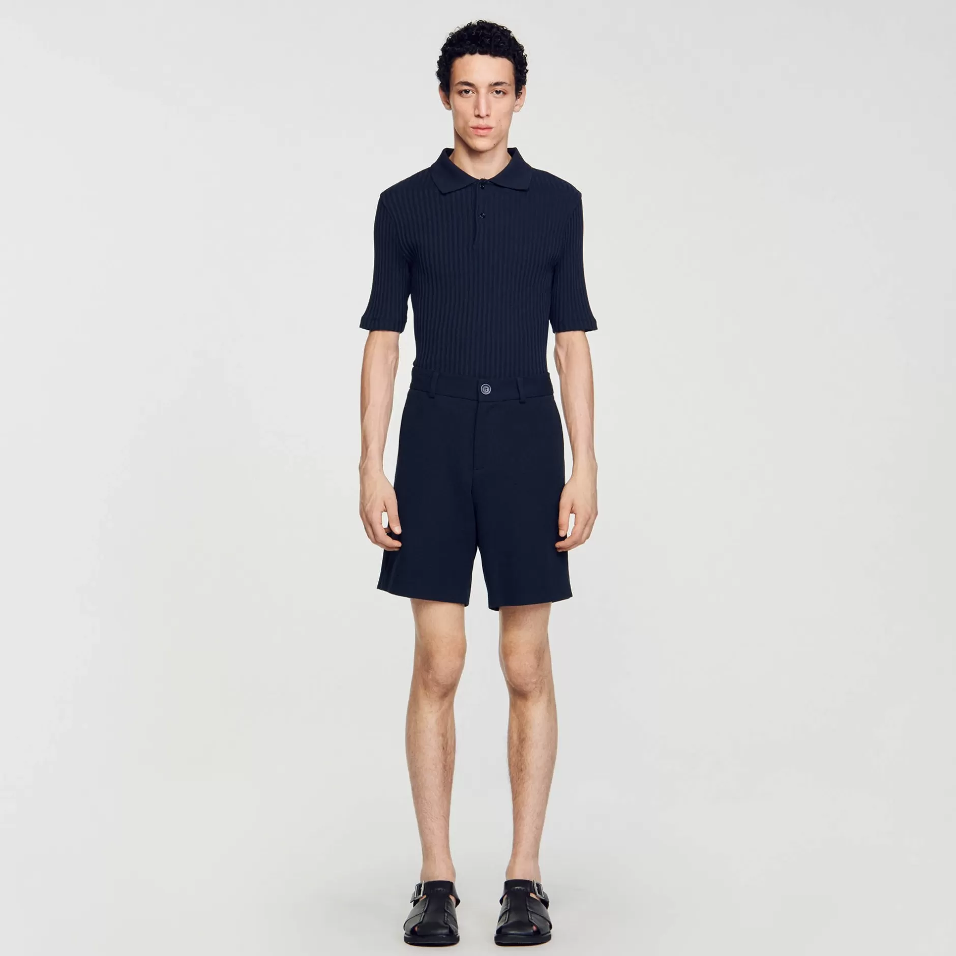 Sandro Shorts In Cotone<Uomo Pantaloni & Short