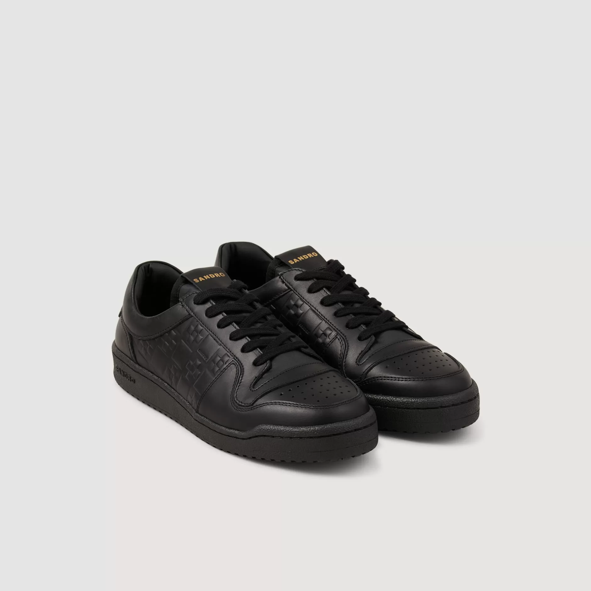 Sandro Sneakers Basse In Pelle<Uomo Sneakers