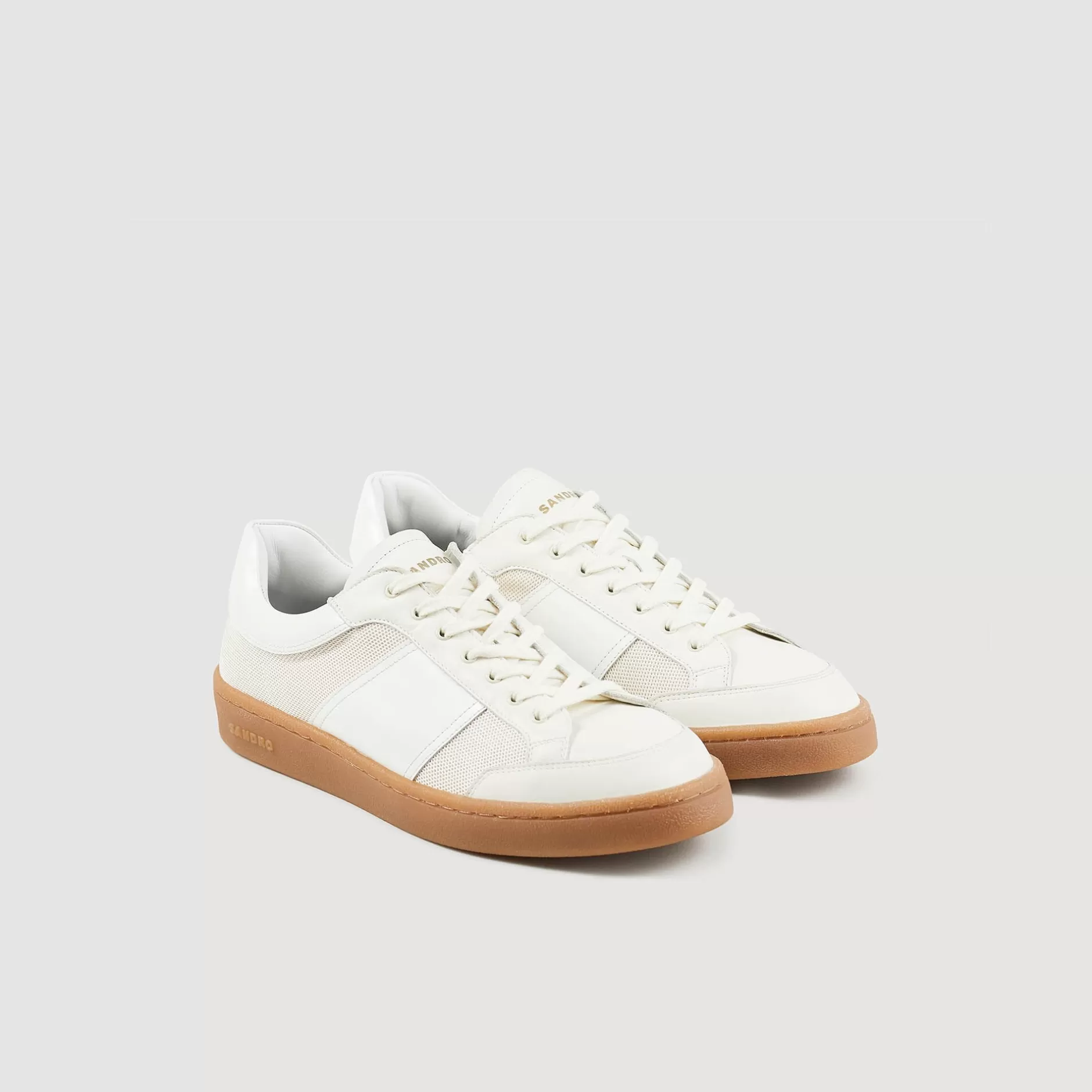 Sandro Sneakers In Pelle<Uomo Sneakers