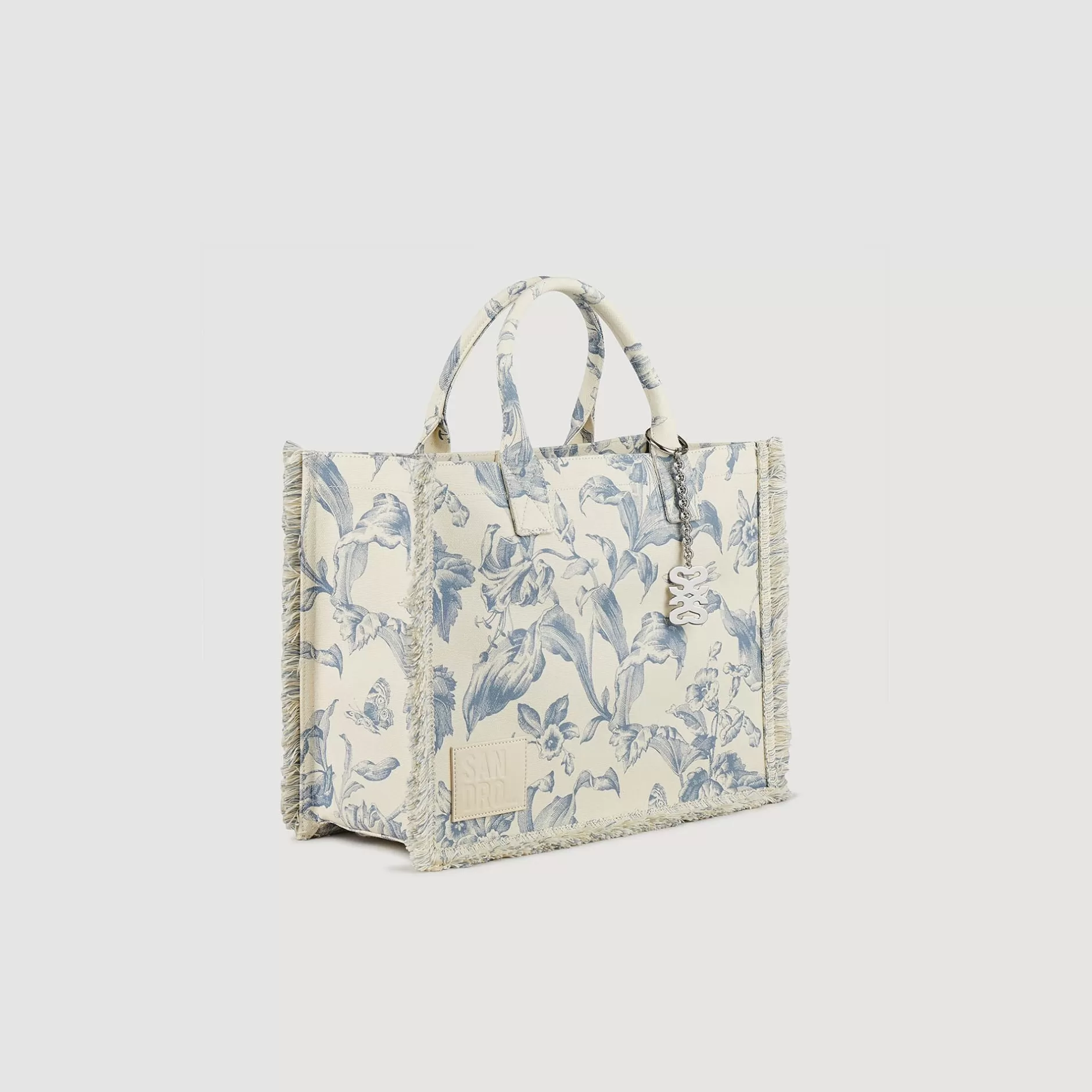 Sandro Tote Bag Kasbah In Tela Di Jouy<Donna Borse Shopping | Borse A Spalla