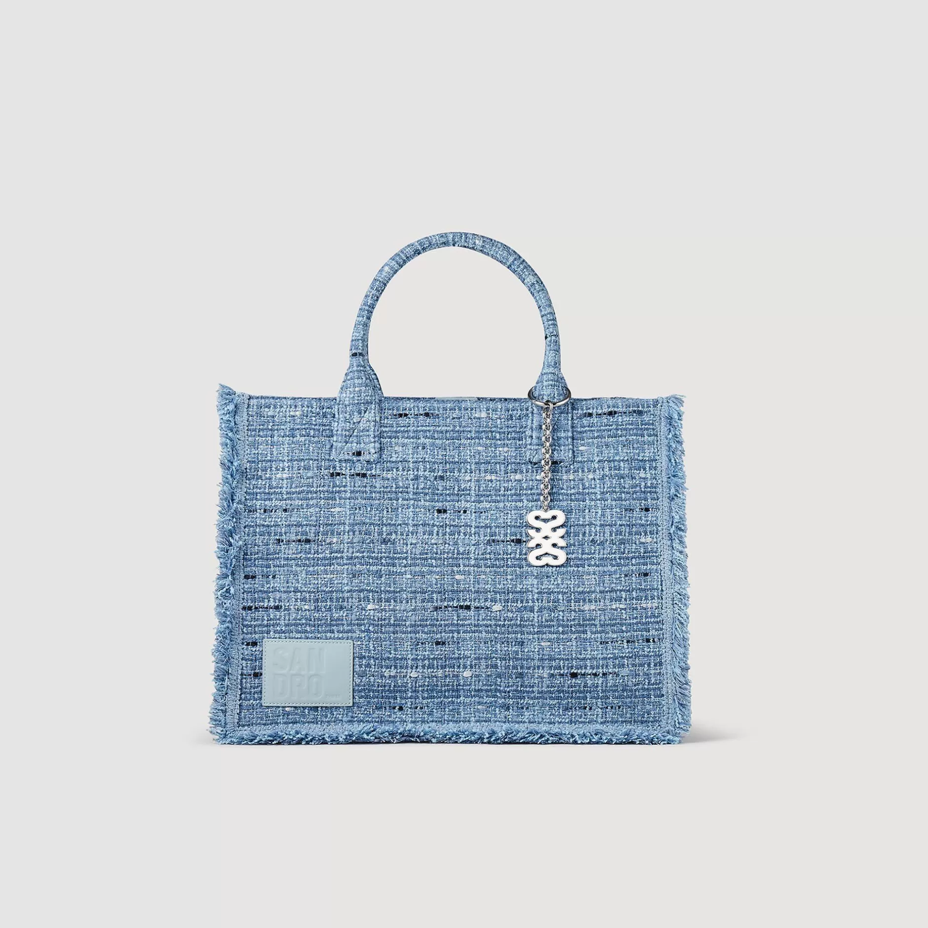 Sandro Tote Bag Kasbah In Tweed<Donna Borse Shopping | Borse A Spalla