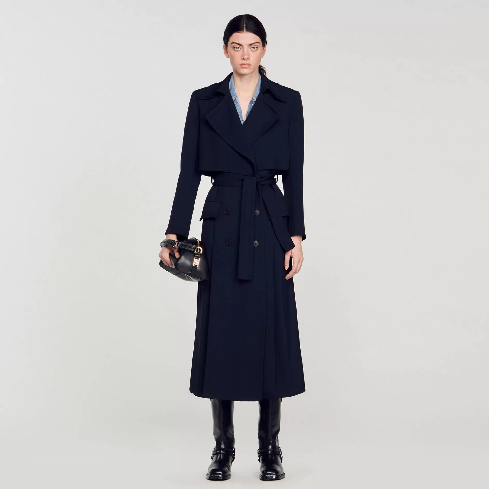 Sandro Trench Lungo<Donna Cappotti