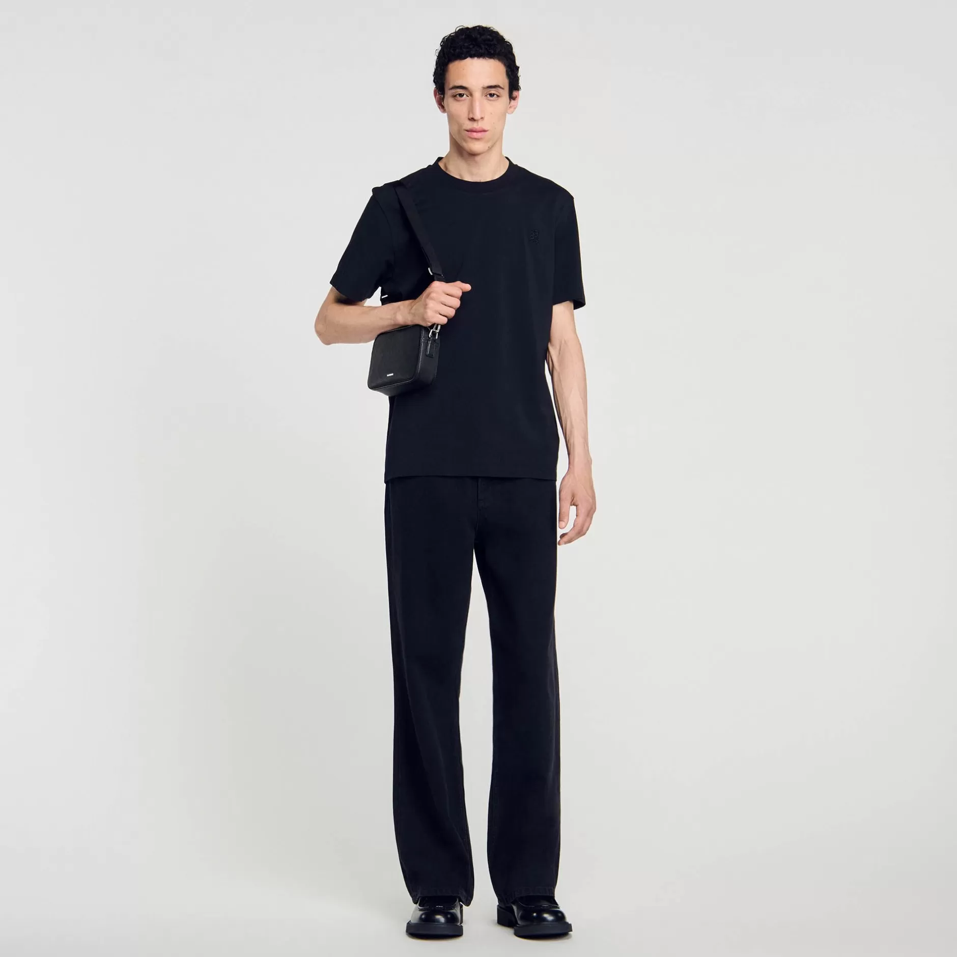 Sandro T-shirt In Cotone<Uomo Magliette & Polo