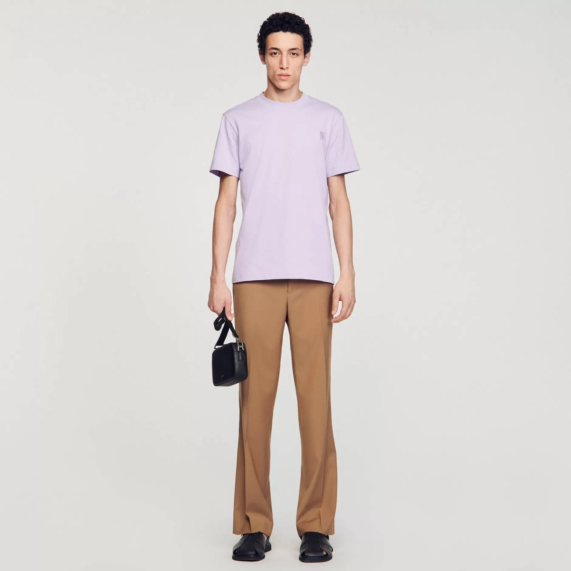 Sandro T-shirt In Cotone<Uomo Magliette & Polo